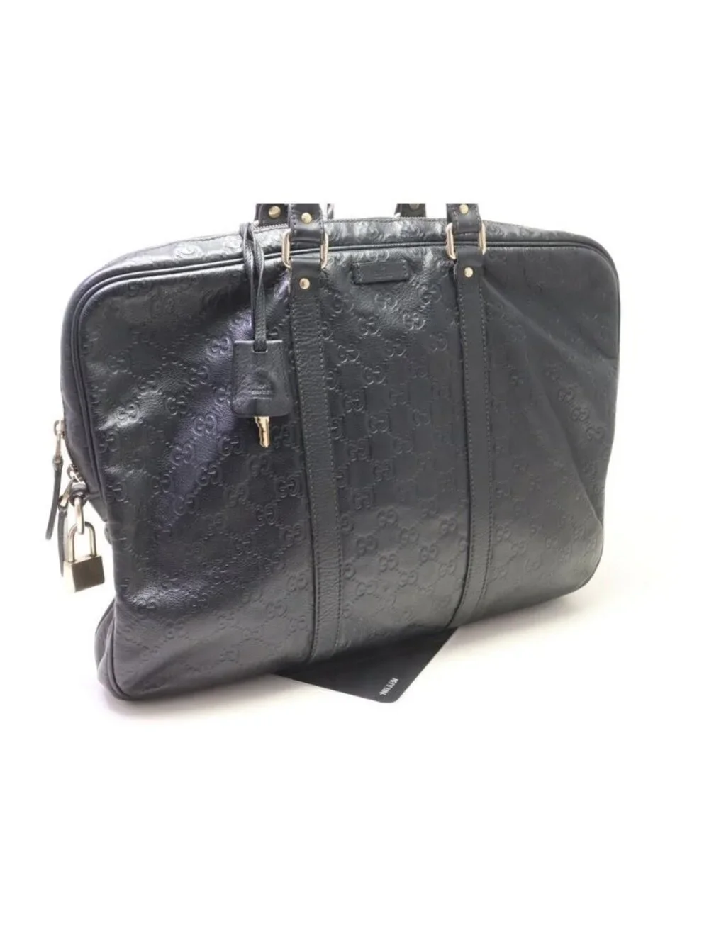 Gucci Guccissima Leather Business Bag